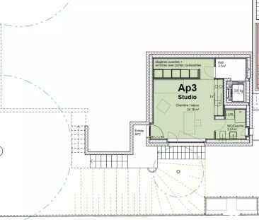 FRIBOURG - FORT-ST-JACQUES 24 : STUDIO INDEPENDANT - Photo 3