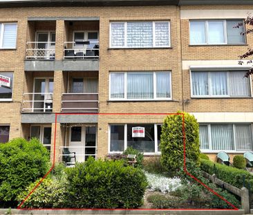 Gelijkvloers appartement met 2 slaapkamers, dubbel terras en garage! - Foto 1