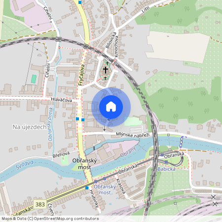 ulice Kmochova, Brno – městská část Brno-Maloměřice a Obřany