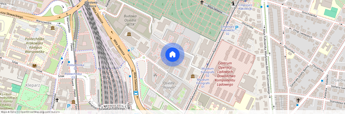 ul. Rakowicka, Przedmieście Warszawskie, Stare Miasto, Kraków, małopolskie