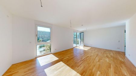 Neubau-Erstbezug: Attraktive Wohnung mit sonnigem Balkon und Erdgeschossterrasse! - Photo 2