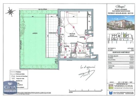 Appartement à louer 1 pièce 33.53m² - Photo 4