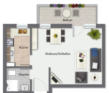 Singlewohnung in Durlach zu vermieten - Foto 5