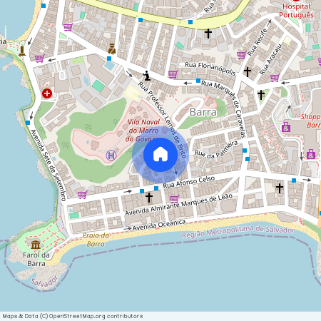 Rua Engenheiro Milton Oliveira, 148, Barra, Salvador, Bahia, 40140100