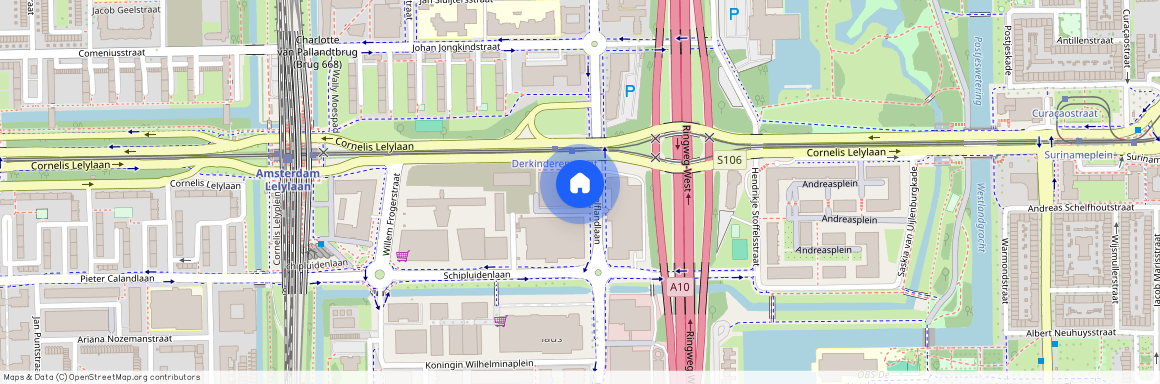 Westlandgracht, 1062 EB, Delflandlaan, Amsterdam