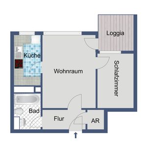 Ausschließlich WBS: Gemütliche 4 Wände! - Photo 2