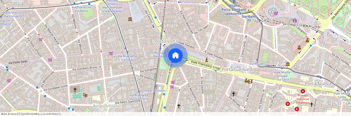 Via Alessandro Volta, Milan, Lombardy 20121