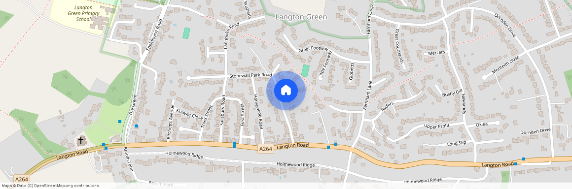 Stonewall Park Road, Langton Green