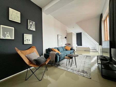 F-Hain: voll möbliertes LUXUS Apartment - 46 m² befristet für max. 12 Monate per SOFORT zu VERMIETEN - Photo 4