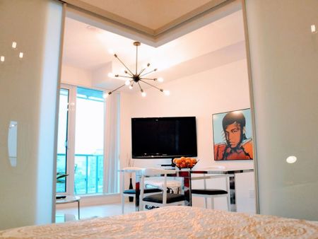 Toronto Furnished Condo Rental at Liberty Place - Perfect 1 Bed, 1 Bath plus Balcony with Excellent Water and City Views in Liberty Village - Photo 2