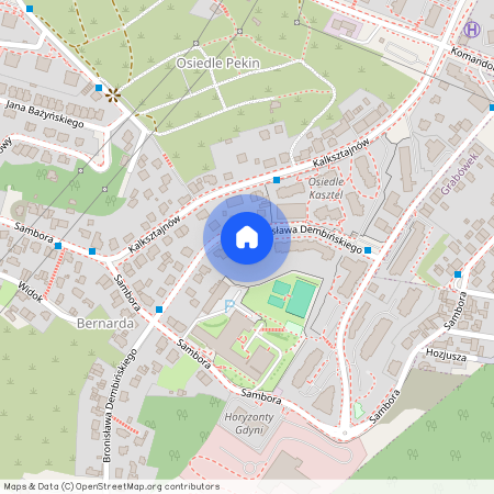 ul. Bronisława Dembińskiego, Leszczynki, Gdynia, pomorskie