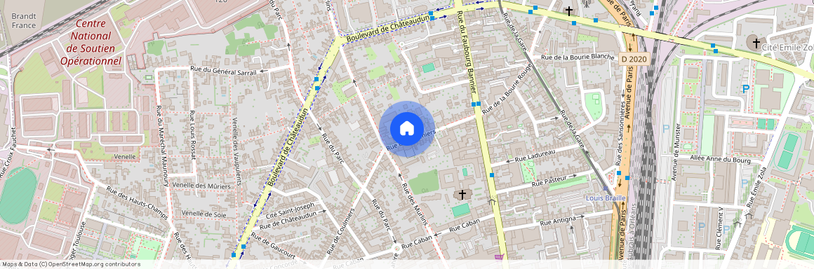 Appt: 18, 95 Rue de Coulmiers, Orléans France