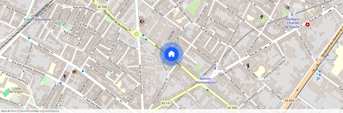 Building Boulevard Montesquieu - nordnest - 1524876, Boulevard Montesquieu, Roubaix