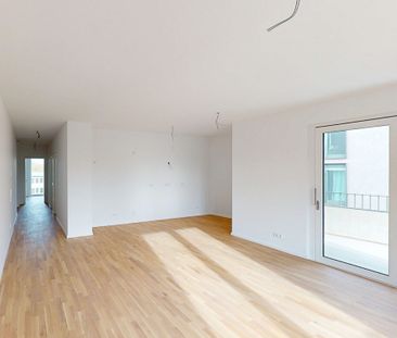 Neubau! 4-Zimmer-Wohnung mit Balkon und zwei Bädern (mietpreisgedäm... - Photo 3