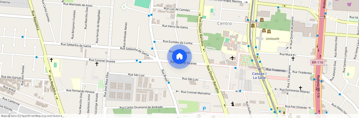 Rua Coronel Vicente, 525, Canoas, Canoas - RS, 92310-430, Brazil