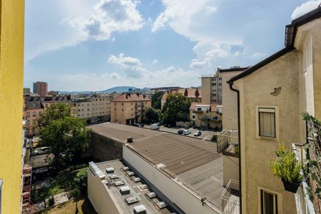 Sonnige 2-Zimmer- Studenten! - Altbau - Wohnung mit Kamin und Panoramaaussicht im Bezirk Lend. WG tauglich! - Foto 5