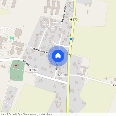 Gökensborgsvägen, Hagby