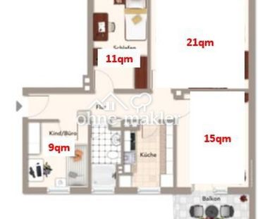 WG möbliert, 4-Schlafzimmer Uni-Nähe, Zentral, Arcaden, frisch reno... - Photo 5