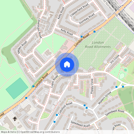 Columbine Gardens, Ipswich, IP2