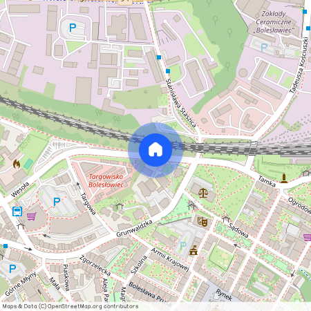 ul. Bohaterów Getta, Bolesławiec, bolesławiecki, dolnośląskie