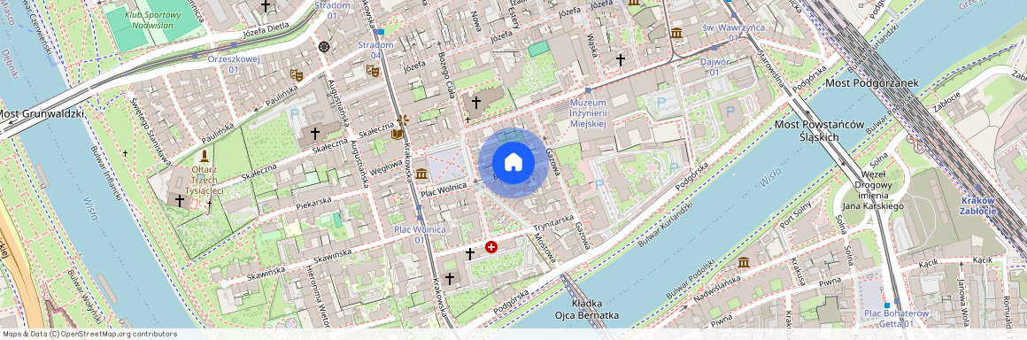 ul. Bocheńska, Kazimierz, Stare Miasto, Kraków, małopolskie