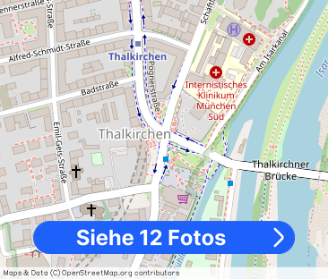 Möblierte 3-Zi.-Wohnung & Isarnähe (6-36 Monate) - Foto 1