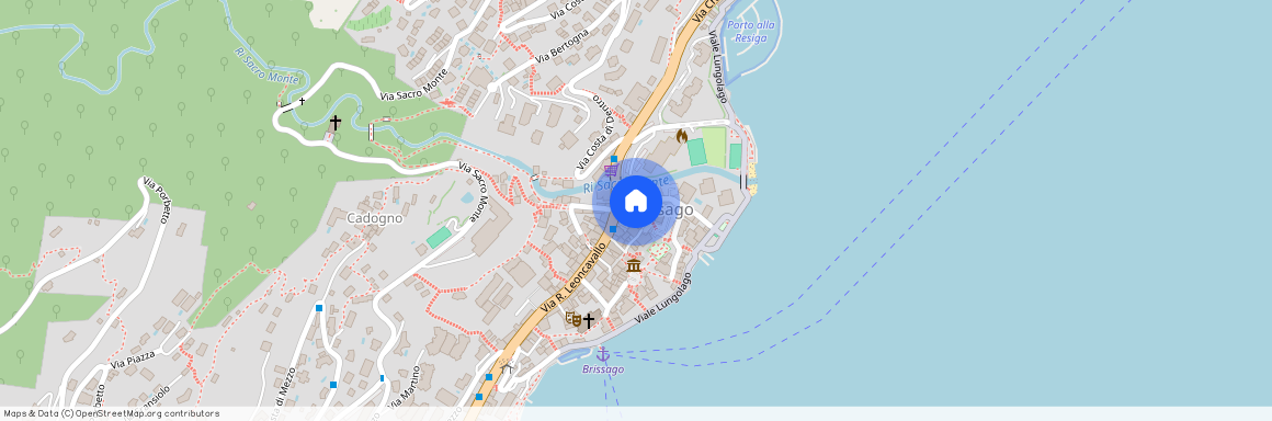 6614, Isole di Brissago, Piazza Municipio