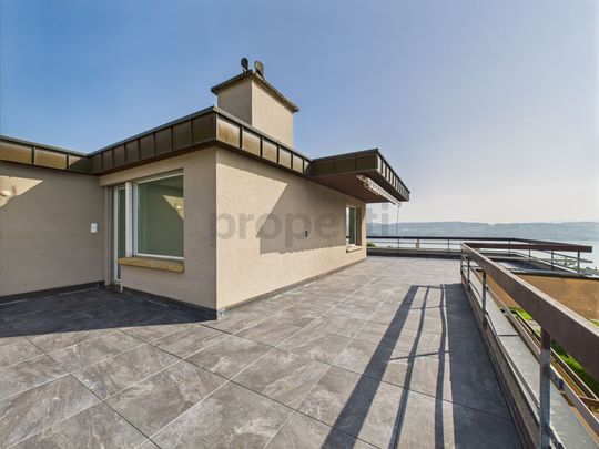 Exclusive 3-room attic apartment with a view in Wädenswil - Photo 1