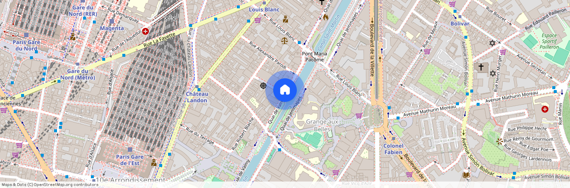 Passage Delessert et Quai de Valmy 75010 Paris (10e arrondissement)