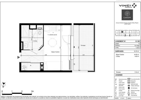 location Appartement T1 DE 21.57m² À HYERES - Photo 5