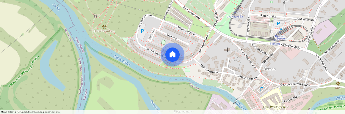 Am Hohen Ufer 12, Halle