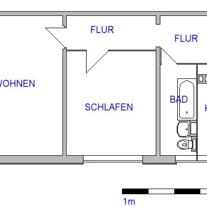 Ebenerdig erreichbare 2-Raum-Wohnung mit Balkon - Foto 1