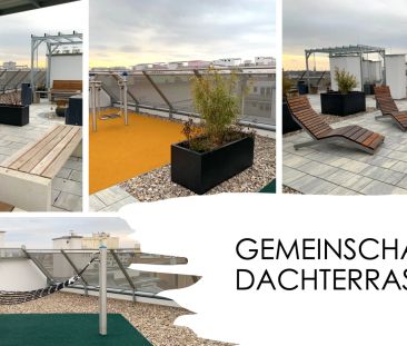 Innenhof-3-Zimmer Wohnung mit großer Loggia und privater Dachterras... - Photo 2