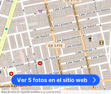 Se renta departamento Medellín, Colonia Roma Sur, C.P. 06760 - Foto 1