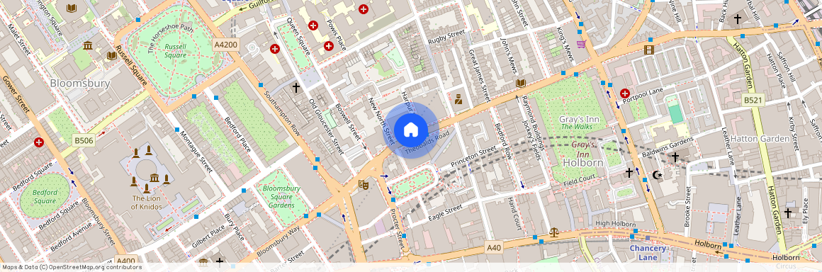 Theobalds Road, Bloomsbury WC1X