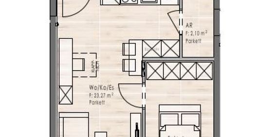 Erstbezug: 2-Zimmer Wohnung im 2. OG / Top B11 - Photo 3