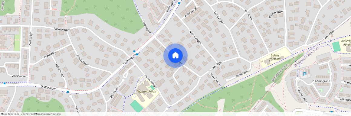 Saturnusvägen, Järfälla