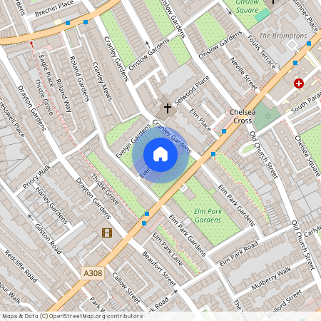 Chelsea, Evelyn Gardens, SW7 3BE, London