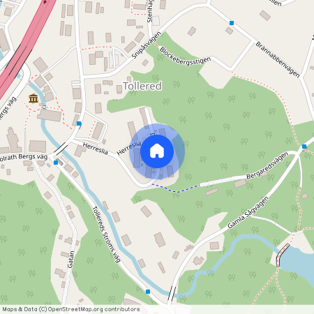 Dalalyckan, Tollered