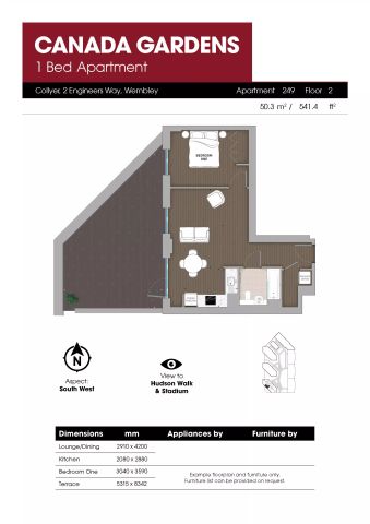 1 Bed Apartment - Photo 5