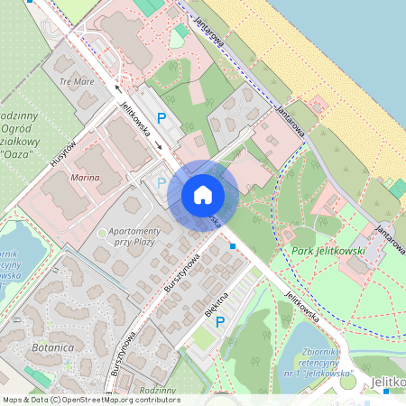 ul. Jelitkowska, Jelitkowo, Gdańsk, pomorskie