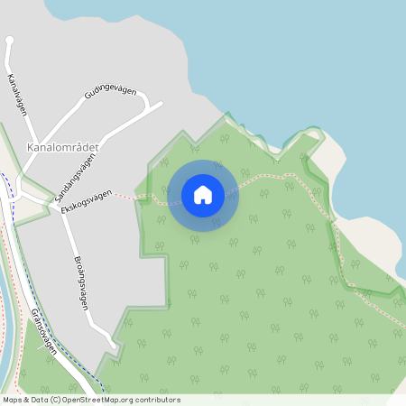 Ekskogsvägen, Västervik