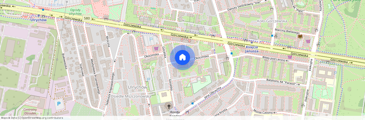 ul. Okocimska, Ulrychów, Wola, Warszawa, mazowieckie