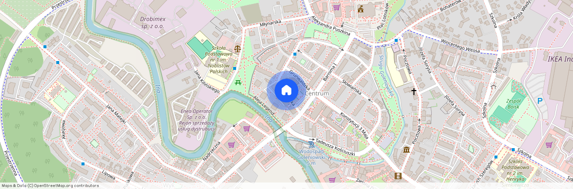 Grunwaldzka, GOLENIÓW, ZACHODNIOPOMORSKIE, Goleniowski