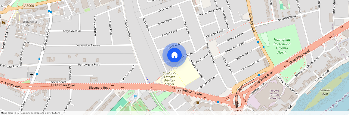 Fraser Street, W4 2DA, London