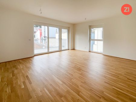 Schöne geförderte 3-Zimmer-Wohnung mit Tiefgaragenparkplatz und Balkon in Gallspach. Erstbezug! - Foto 3