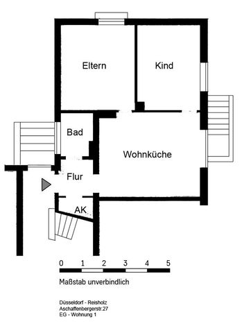 47101/21 Charmante 2- Zimmer-Wohnung in Düsseldorf-Reisholz - Foto 4