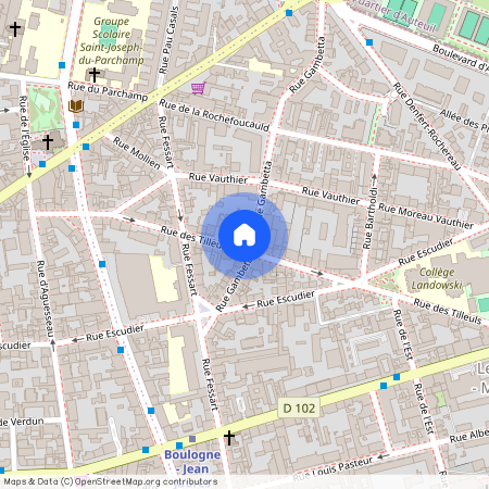 Building Rue des Tilleuls - checkmyguest - 1348726, Rue des Tilleuls, Boulogne-Billancourt