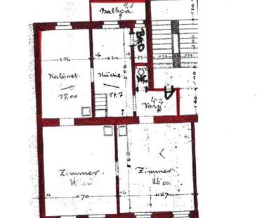 Schöne Altbau-3-Zimmer-Wohnung mit Balkon - Foto 3