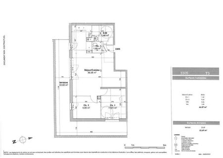 Location Appartement 3 pièces 66m² NOTRE DAME DE BONDEVILLE 76960 - Photo 3